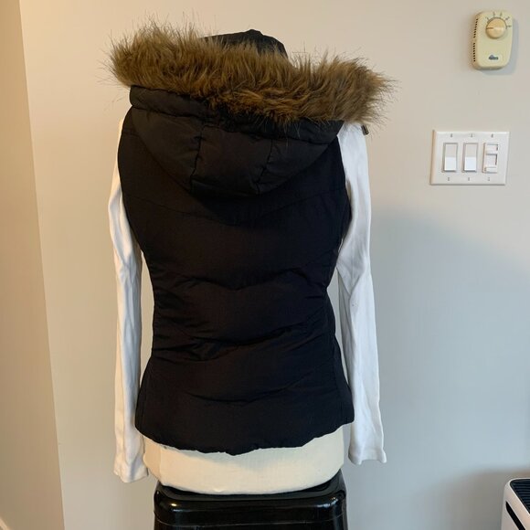 Banana Republic Vest with Fur Lined Hood (Detachable) - Picture 2 of 8